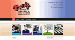 Desktop Screenshot of koontzhvac.com